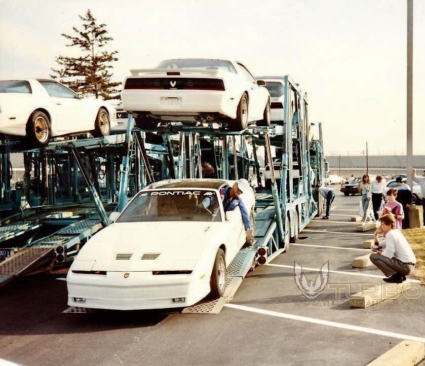 Firebird models on the production floor